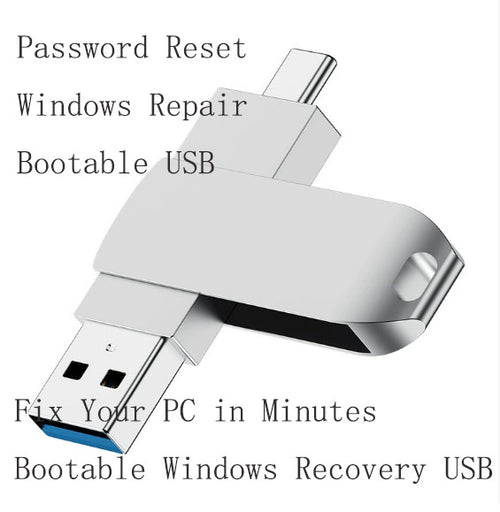 🔧 Bootable Windows Repair & Reinstall USB – Fix PC Boot Errors (Win 11/10/8.1/7)