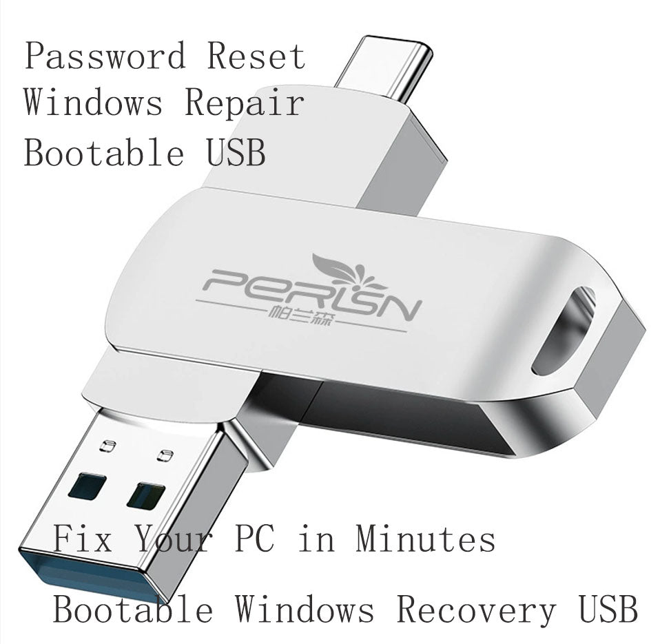 64GB - Bootable Windows 11/10 / 8.1/7, USB Driver 3.1 for Reinstall Windows, Reset Password, Network Drive,Supported UEFI and Legacy, Data Recovery, Repair Tool